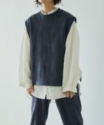【PICK UP ITEM！】リネン製品染　フリルシャツ