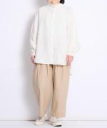 【PICK UP ITEM！】リネン製品染　フリルシャツ
