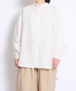 【PICK UP ITEM！】リネン製品染　フリルシャツ