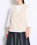 【PICK UP ITEM！】綿麻ライトオンスデニム　ベスト