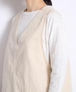 【PICK UP ITEM！】綿麻ライトオンスデニム　ベスト