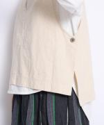 【PICK UP ITEM！】綿麻ライトオンスデニム　ベスト