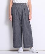 【PICK UP ITEM！】綿麻ライトオンスデニム　ラインタックパンツ