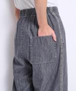 【PICK UP ITEM！】綿麻ライトオンスデニム　ラインタックパンツ