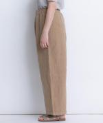 リユールリネンⅡ　ワイドタックパンツ