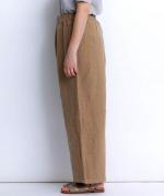 リユールリネンⅡ　ワイドタックパンツ
