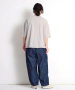 ＵＳＥ天竺 モックネック5分袖Ｔシャツ