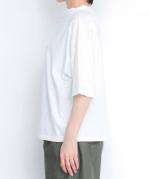 ＵＳＥ天竺 モックネック5分袖Ｔシャツ