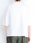 ＵＳＥ天竺 モックネック5分袖Ｔシャツ