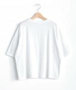 ＵＳＥ天竺 モックネック5分袖Ｔシャツ