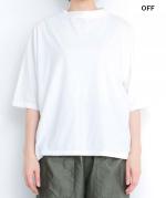 ＵＳＥ天竺 モックネック5分袖Ｔシャツ