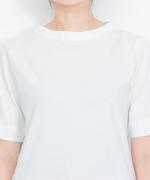 USE天竺5分袖ボトルネックＴシャツ
