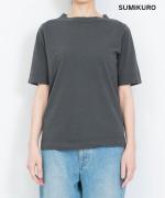 USE天竺5分袖ボトルネックＴシャツ