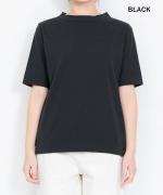 USE天竺5分袖ボトルネックＴシャツ