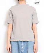 USE天竺5分袖ボトルネックＴシャツ