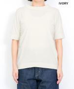 USE天竺5分袖ボトルネックＴシャツ