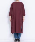 【PICK UP ITEM！】USE天竺　ロングスリットプルオーバー