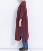 【PICK UP ITEM！】USE天竺　ロングスリットプルオーバー