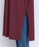 【PICK UP ITEM！】USE天竺　ロングスリットプルオーバー