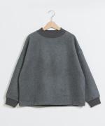 Cottonメルトン　リブプルオーバー