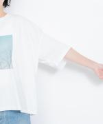 ＵＳＥ天竺　プリントＴシャツ