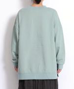 ふわふわ裏毛　スリットプルオーバー