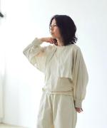 サスティナブル丸胴　長袖プルオーバー