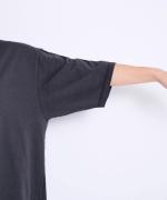 【ラストワン！】USE天竺プリント　モックネックＴシャツ(Flower)