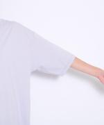USE天竺プリント　モックネックＴシャツ(英字)
