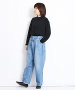 USE天竺　モックネック長袖プルオーバー