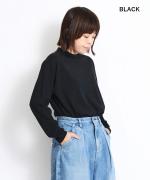 USE天竺　モックネック長袖プルオーバー