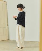 カシミールニット ヘンリーネックプルオーバー