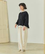 カシミールニット ヘンリーネックプルオーバー