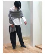 SLEEVE MUFFLER KNIT