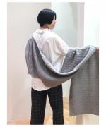 SLEEVE MUFFLER KNIT