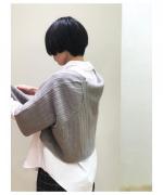 SLEEVE MUFFLER KNIT