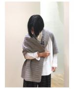 SLEEVE MUFFLER KNIT