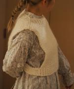 Ribbed-knit cropped vest