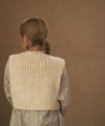 Ribbed-knit cropped vest
