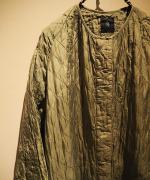 QUILTED SILK RAGLAN COAT