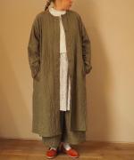 QUILTED SILK RAGLAN COAT