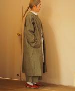 QUILTED SILK RAGLAN COAT