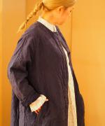 QUILTED SILK RAGLAN COAT