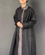 QUILTED　SILK　C-NECK　COAT