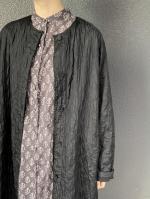 QUILTED　SILK　C-NECK　COAT