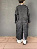 QUILTED　SILK　C-NECK　COAT