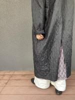 QUILTED　SILK　C-NECK　COAT