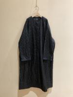 QUILTED　SILK　C-NECK　COAT
