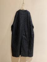 QUILTED　SILK　C-NECK　COAT