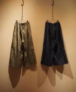 QUILTED SILK PANTS